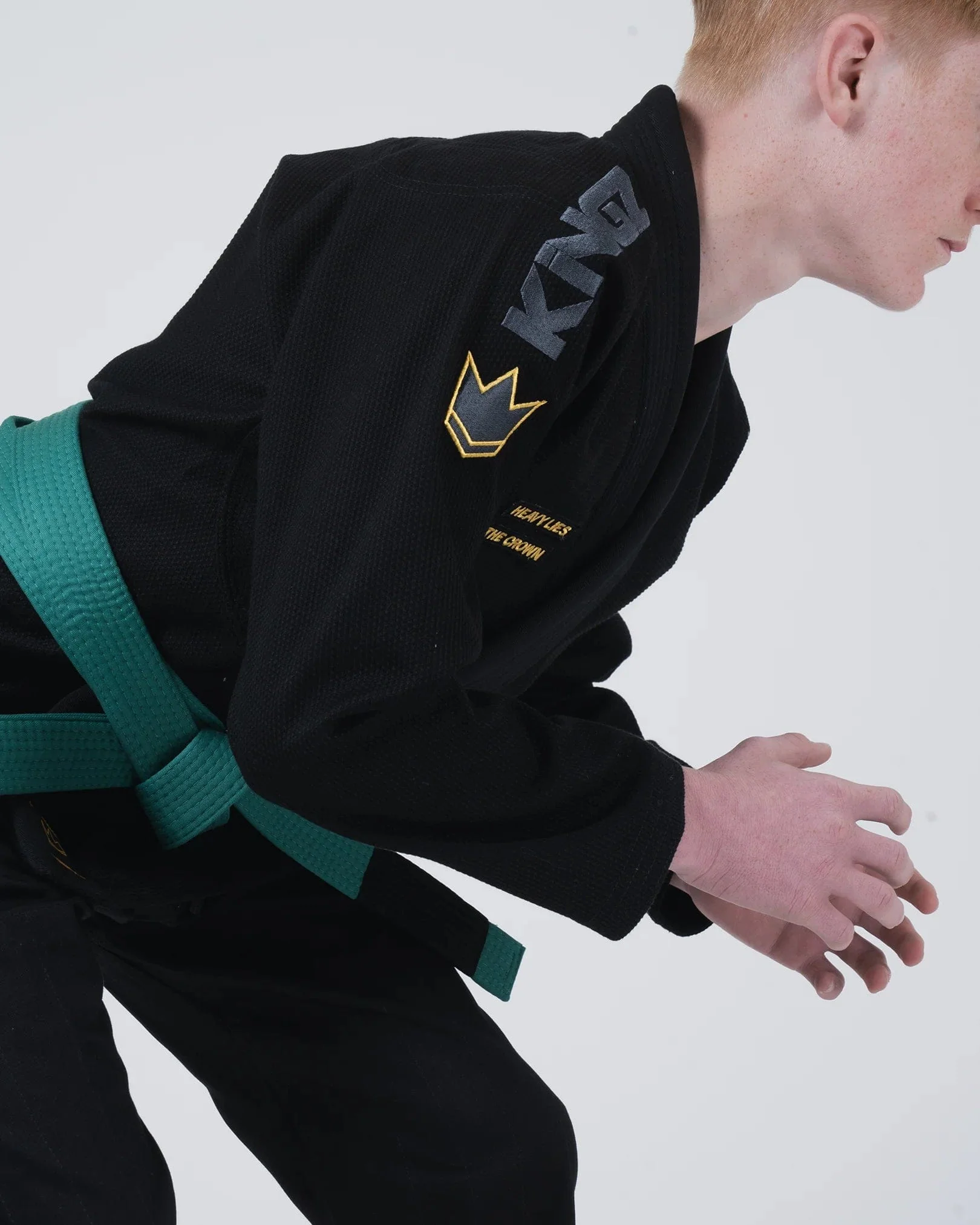 Kingz Comp V6 Youth BJJ Gi - Black - Image 10