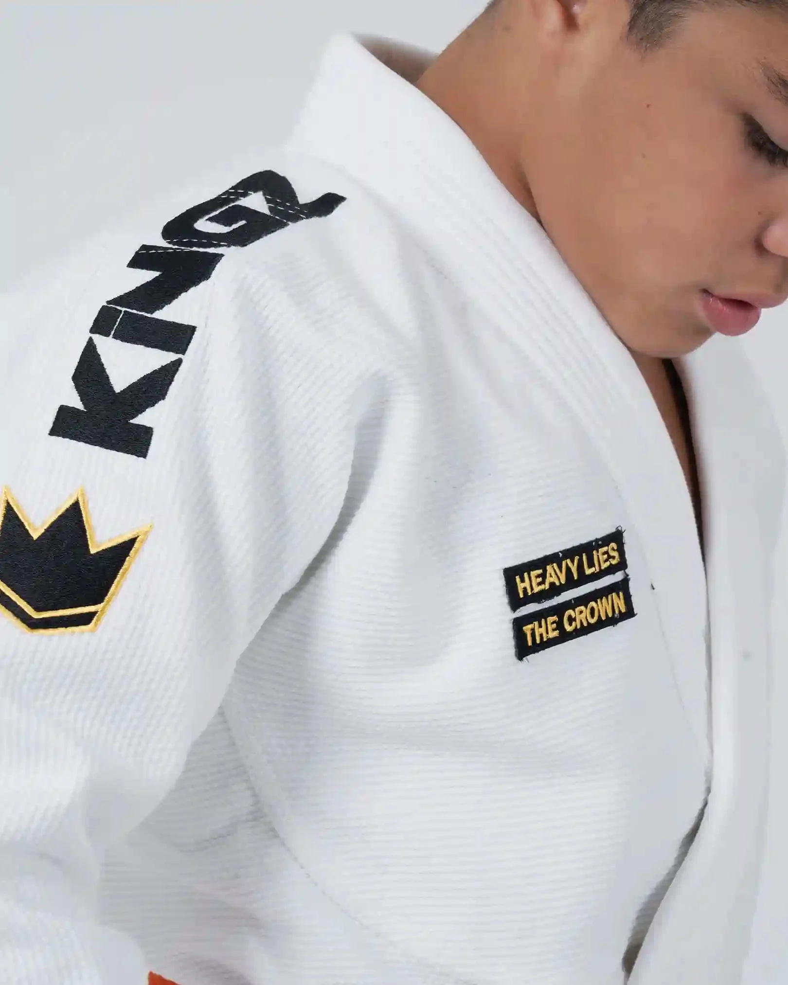 Kingz Comp V6 Youth BJJ Gi - White - Image 10