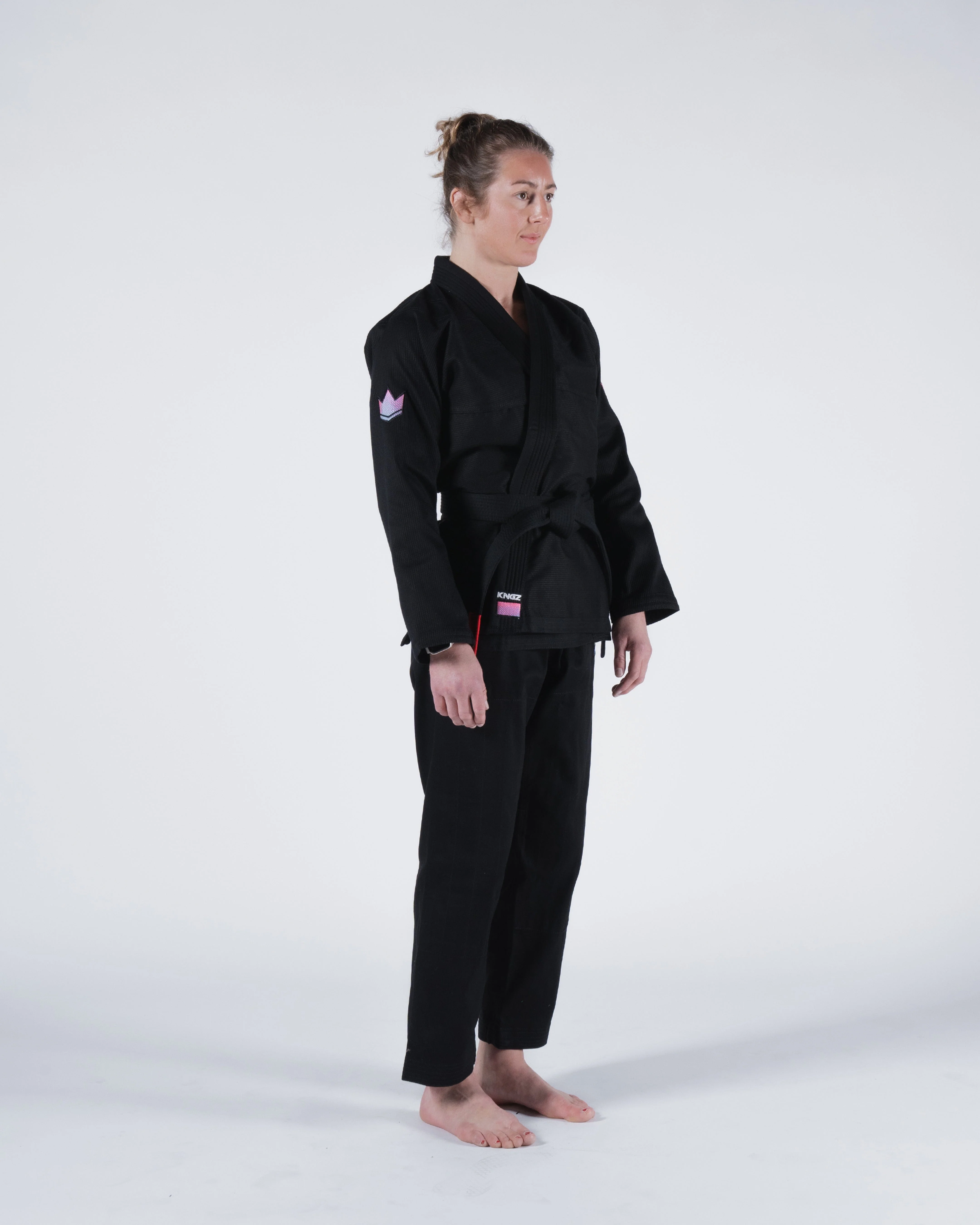 Kingz Empowered Women's BJJ Gi - Black - Image 8