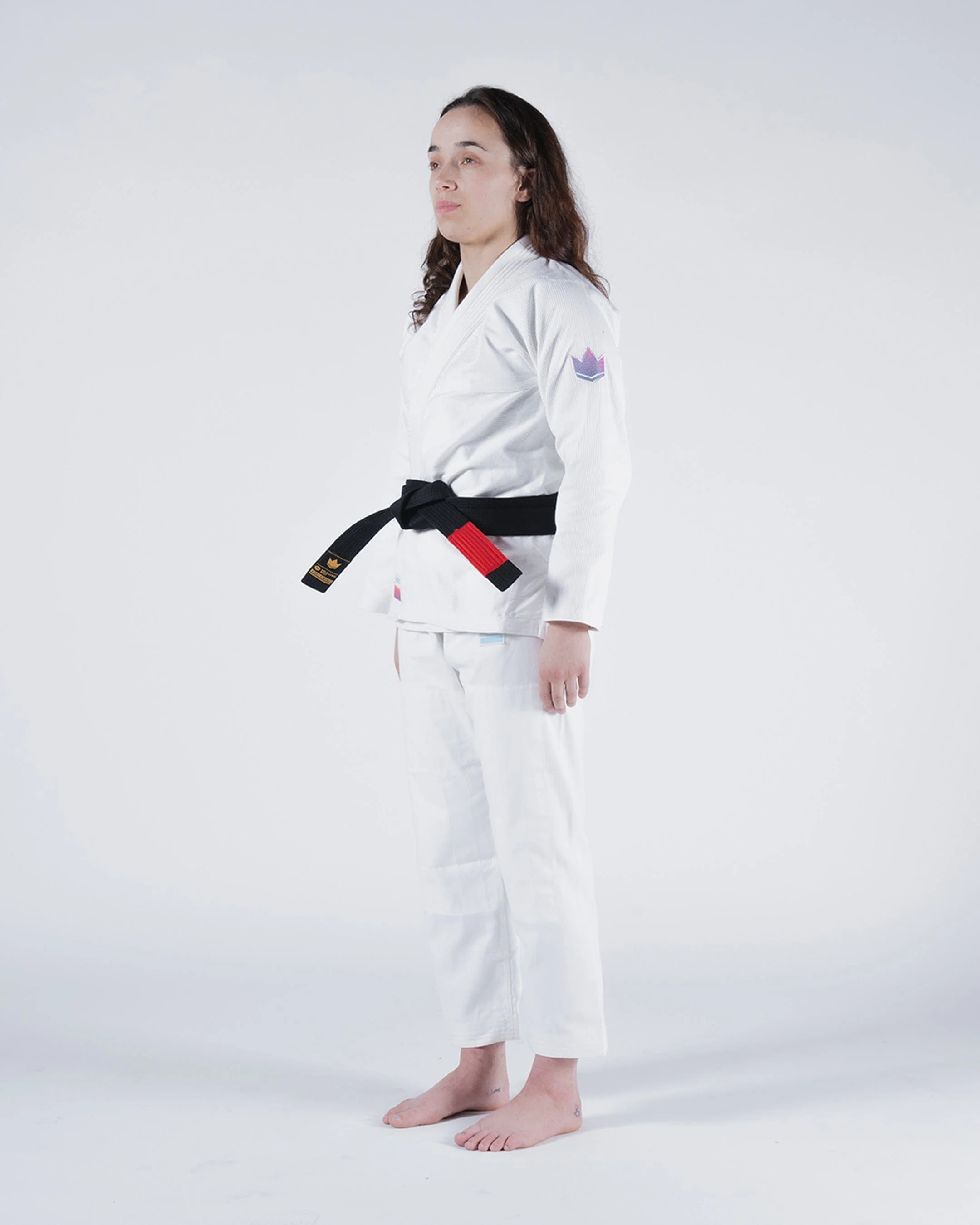 Kingz Empowered Women's BJJ Gi - White - Image 4