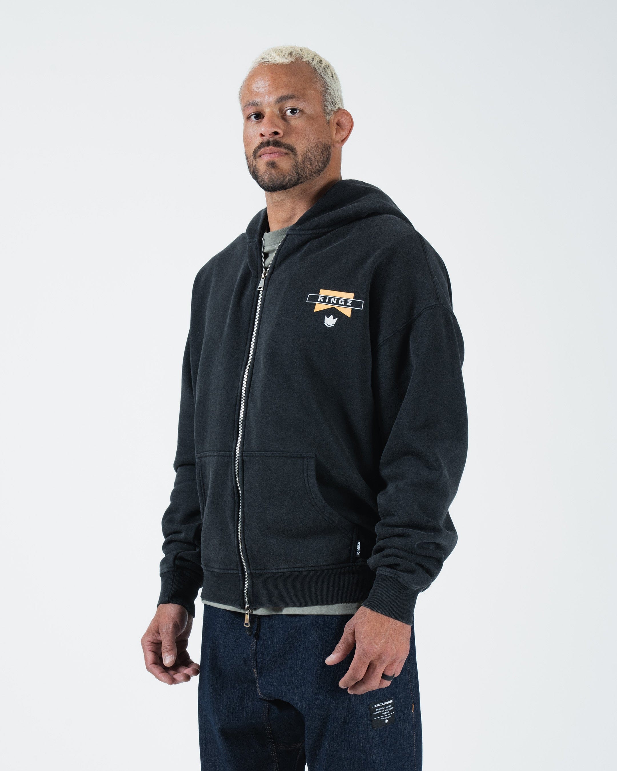 Kingz Flag Men's Zip Up Hoodie - Image 18