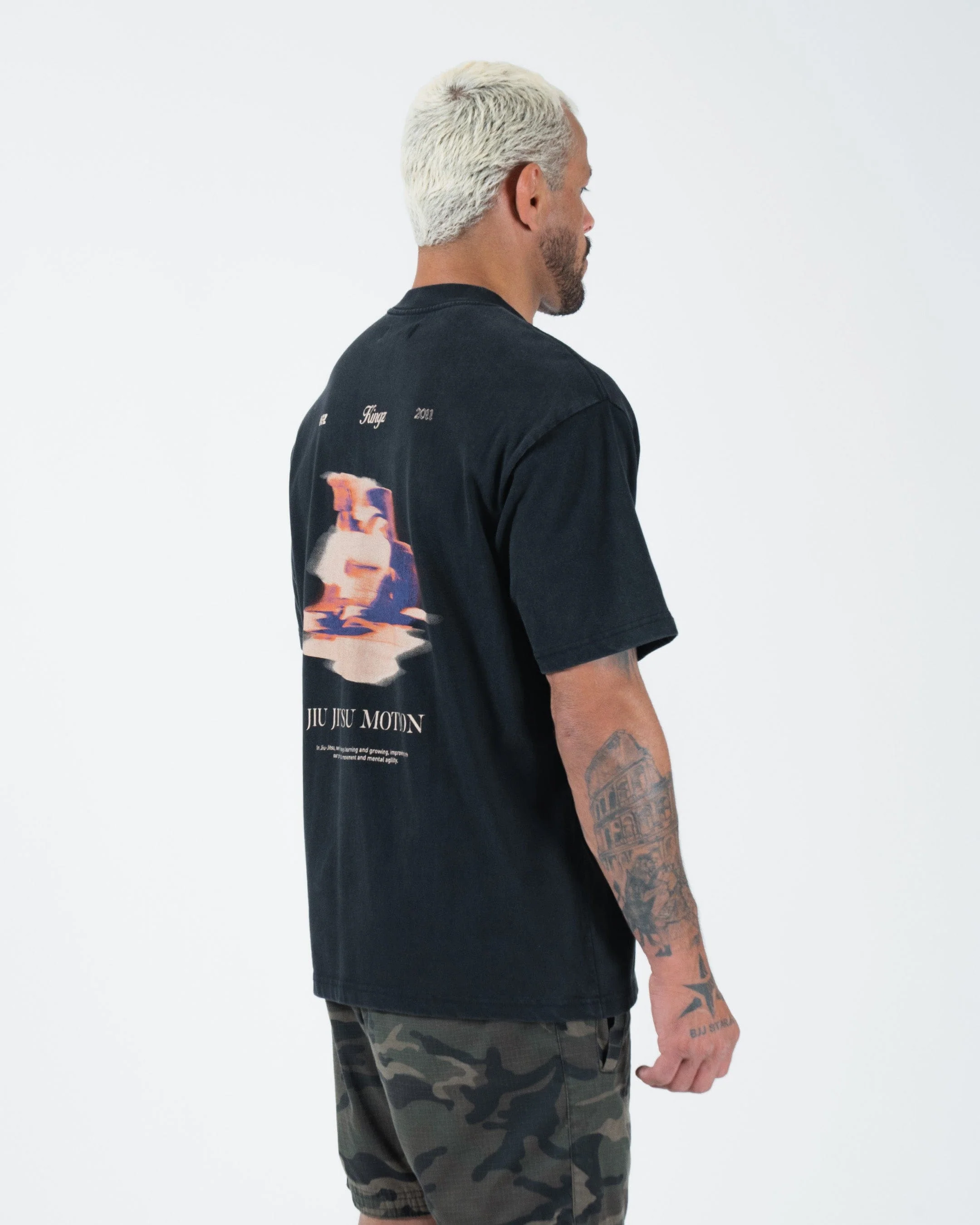 Kingz Jiu Jitsu Motion Men's Tee - Image 17