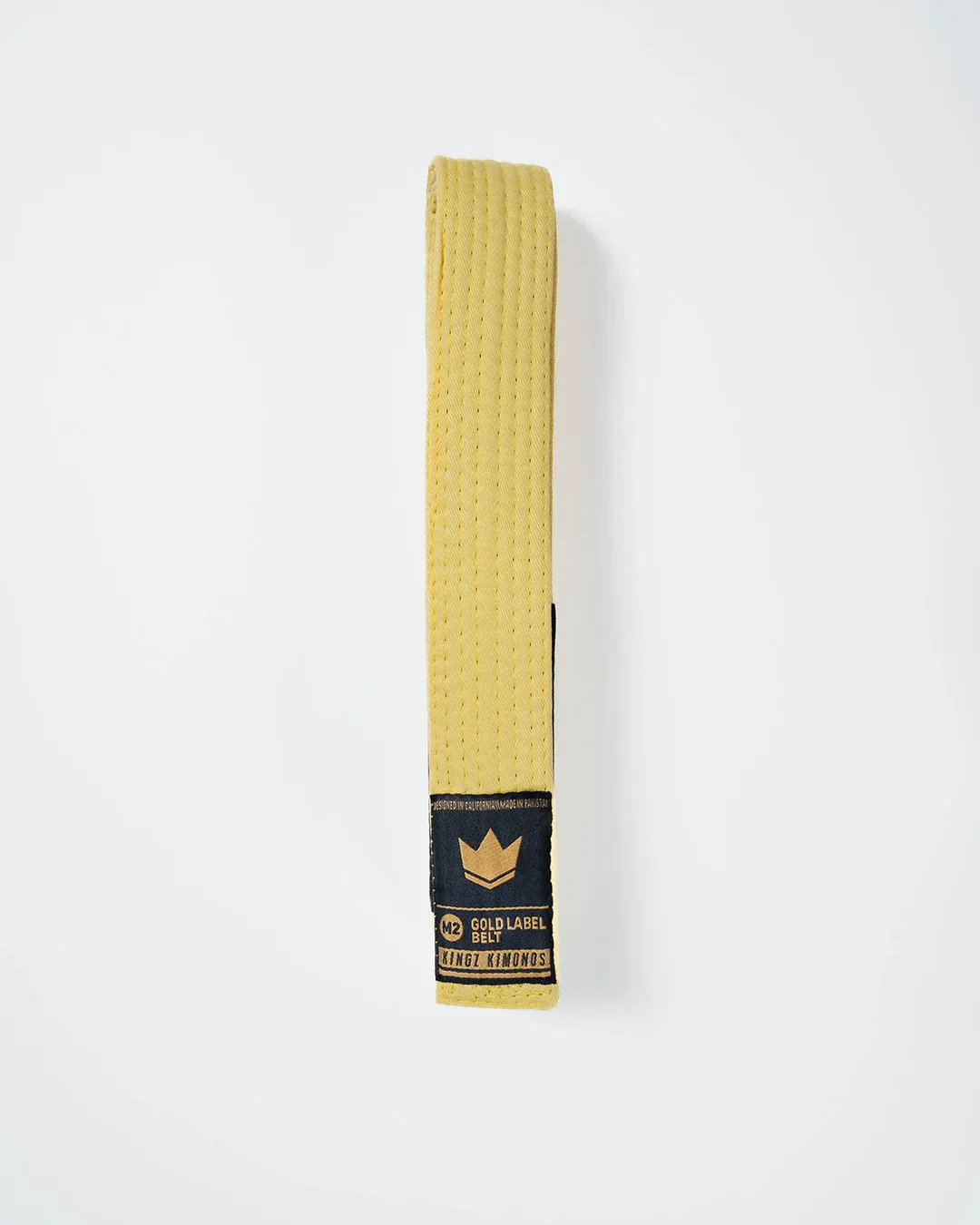 Kingz Gold Label V2 Youth BJJ Belt - Solid Color - Image 4