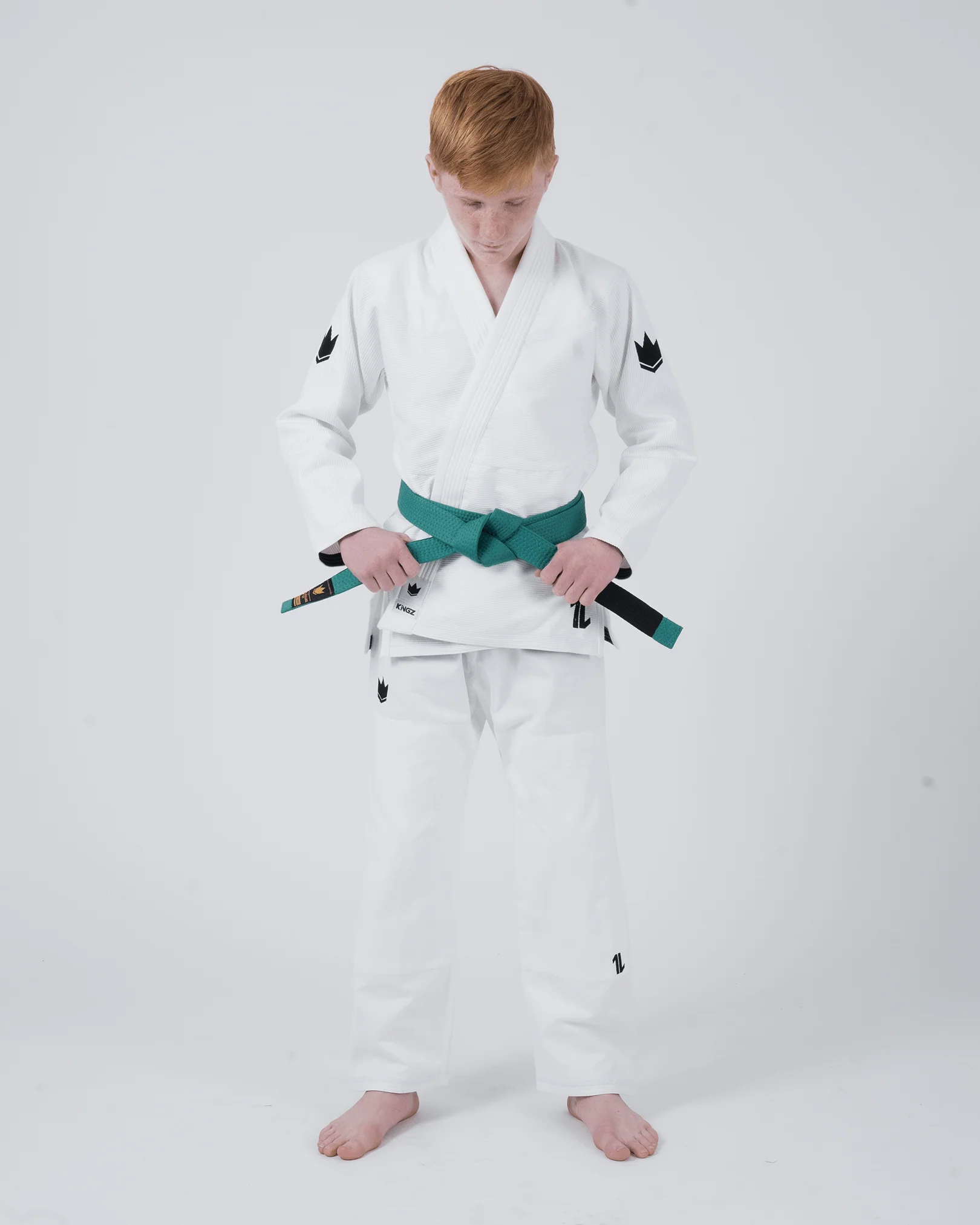 Kingz The ONE V2 Youth BJJ Gi - White - Image 9