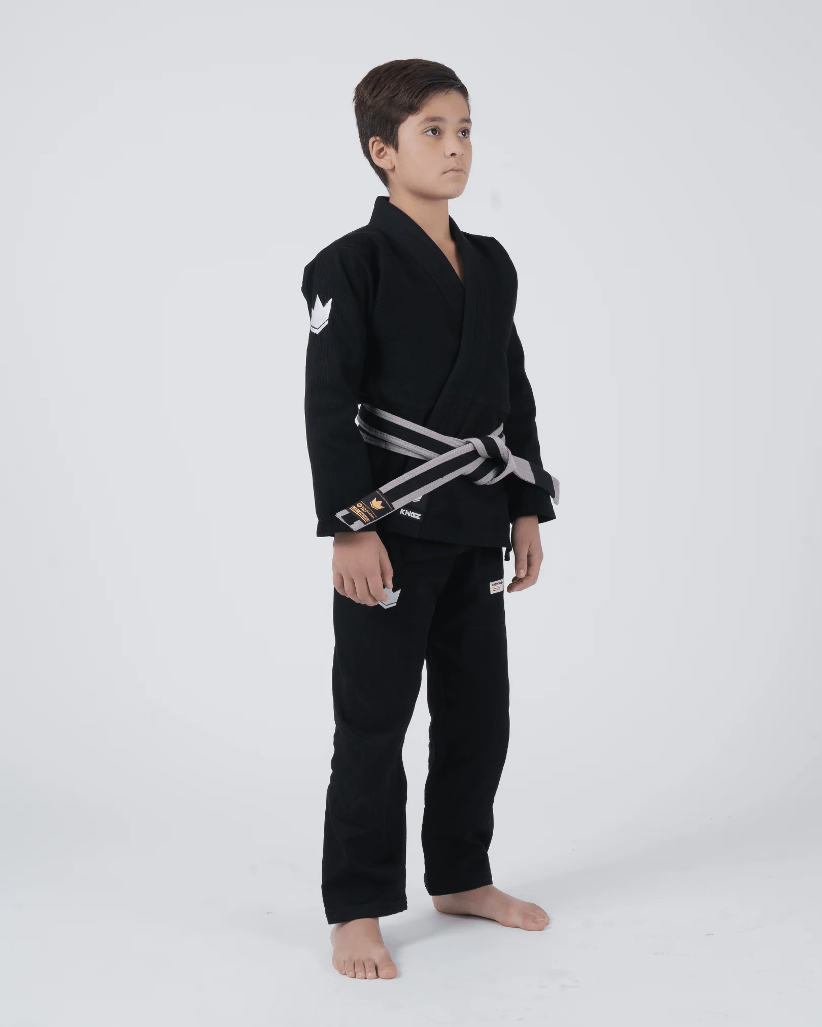 Kingz The ONE V2 Youth BJJ Gi - Black - Image 8