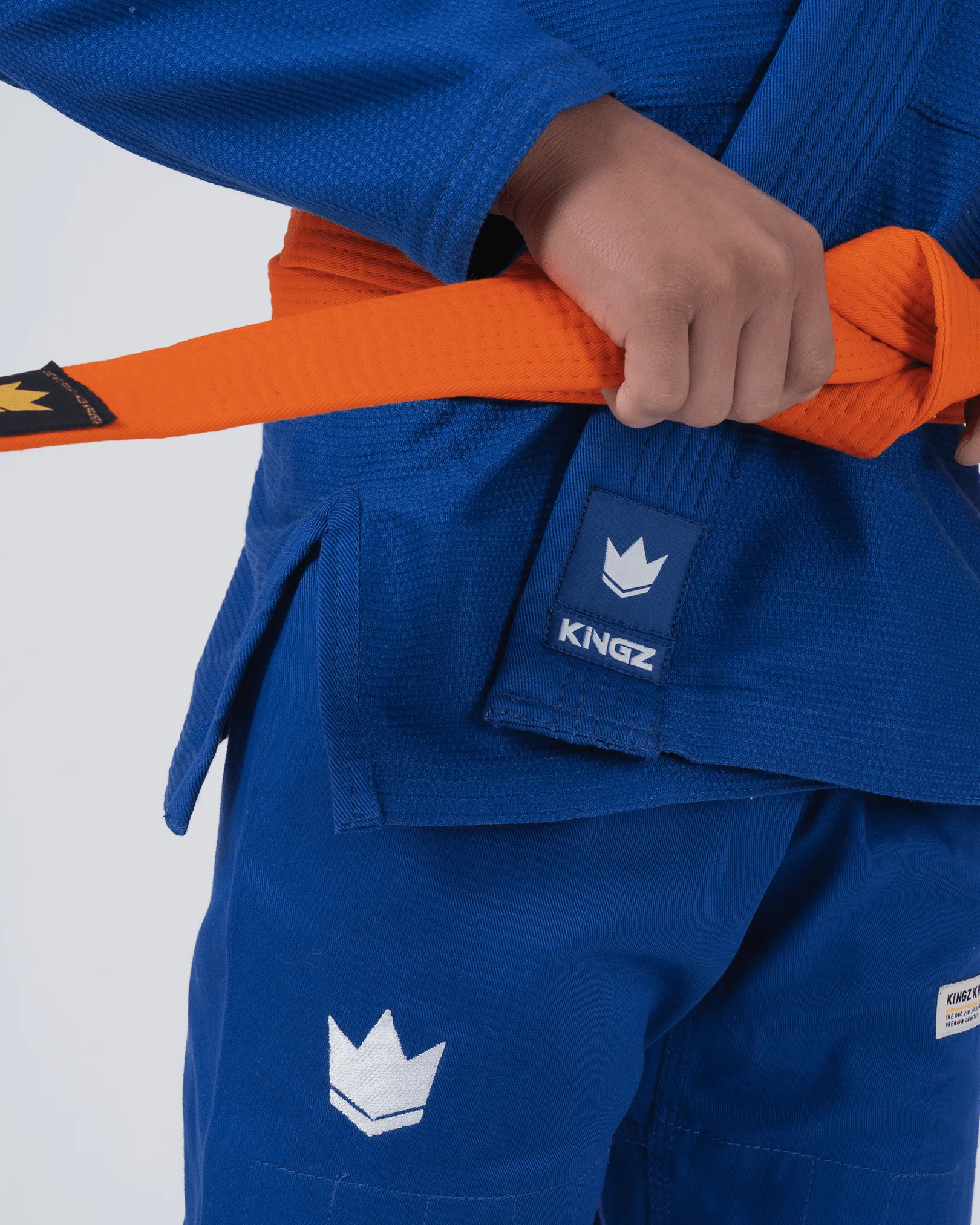 Kingz The ONE V2 Youth BJJ Gi - Blue - Image 10