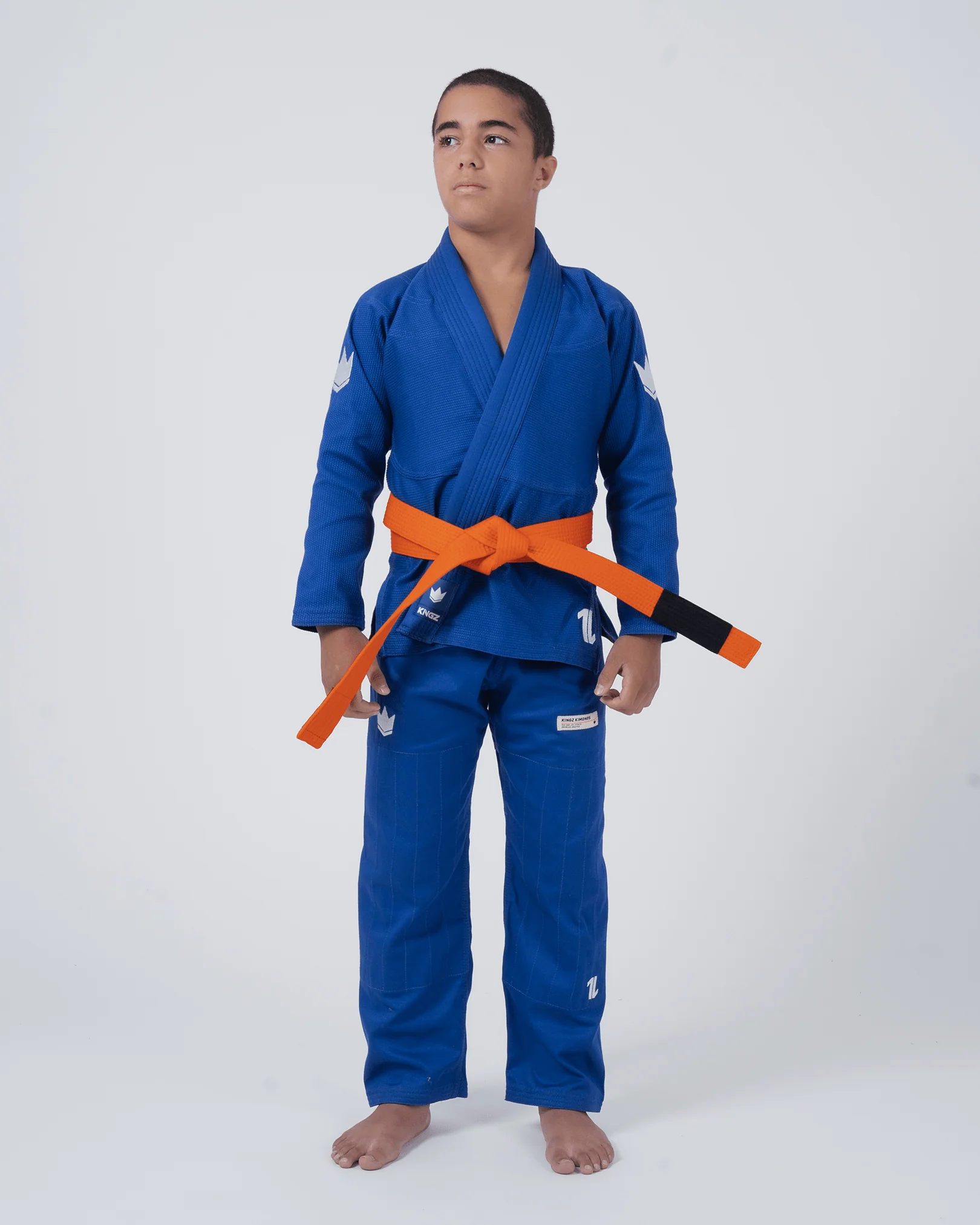 Kingz The ONE V2 Youth BJJ Gi - Blue - Image 3