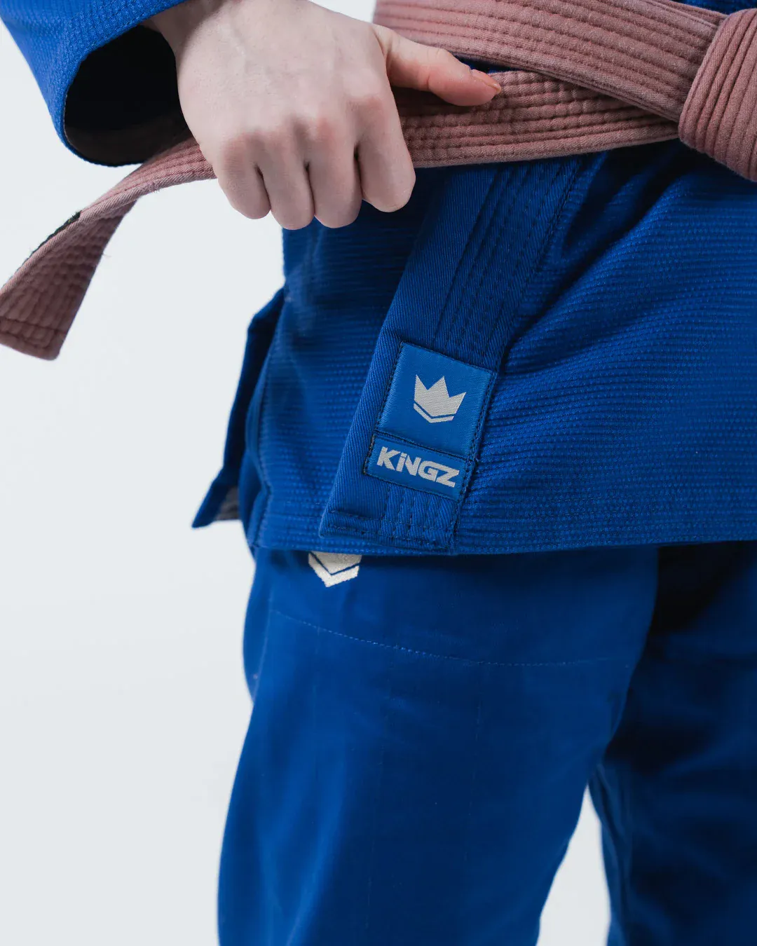Kingz The ONE V2 Women's BJJ Gi - Blue - Image 15