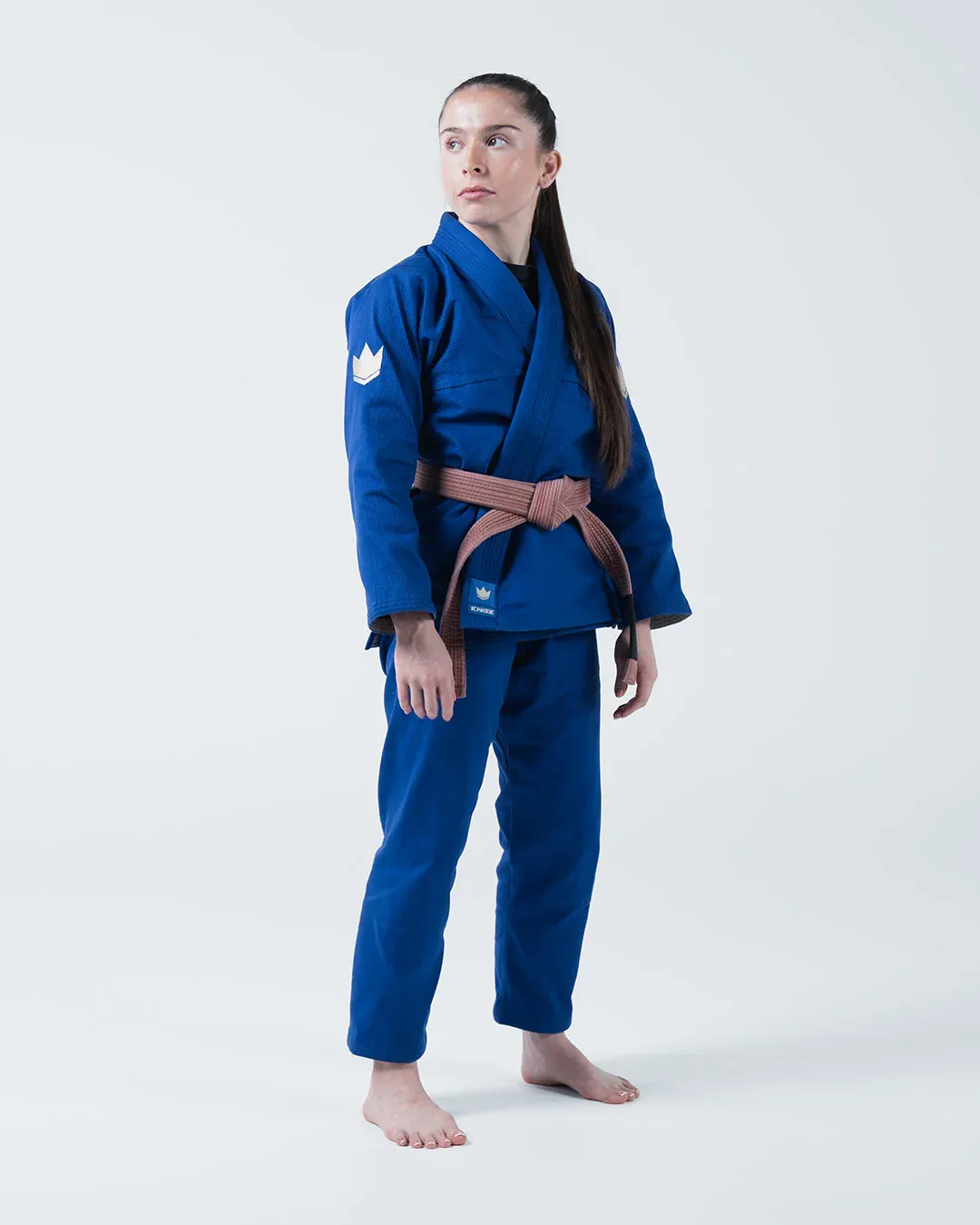 Kingz The ONE V2 Women's BJJ Gi - Blue - Image 8