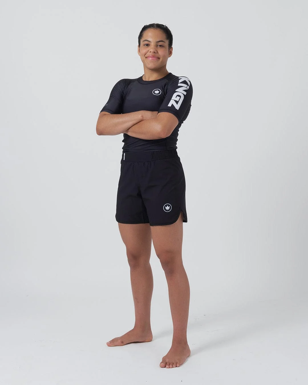 Kingz Kore 2.0 Women's Grappling Shorts - Black - Image 10