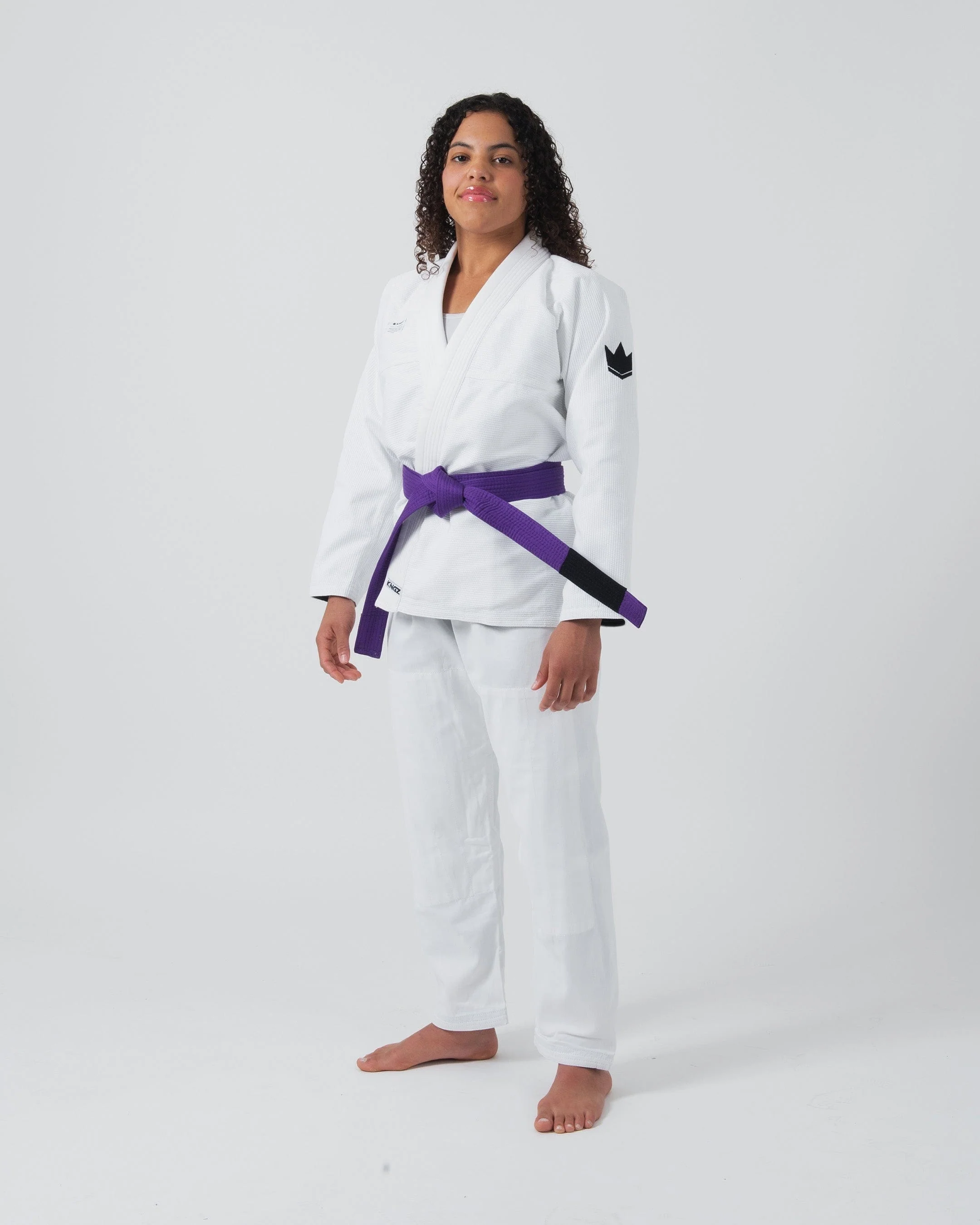 Kingz Kore V2 Women's BJJ Gi - White - Image 4