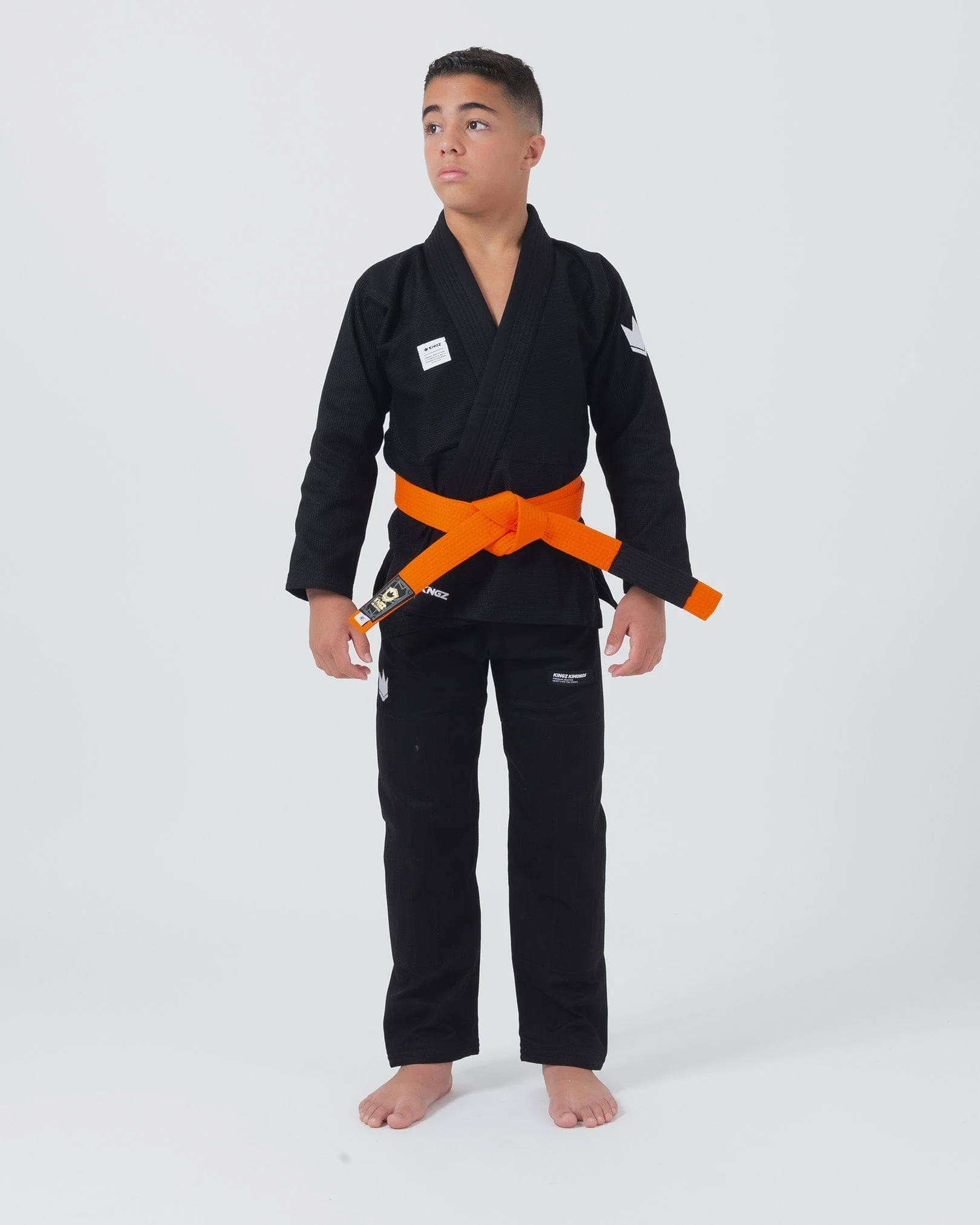 Kingz Kore V2 Youth BJJ Gi - Black - Image 3