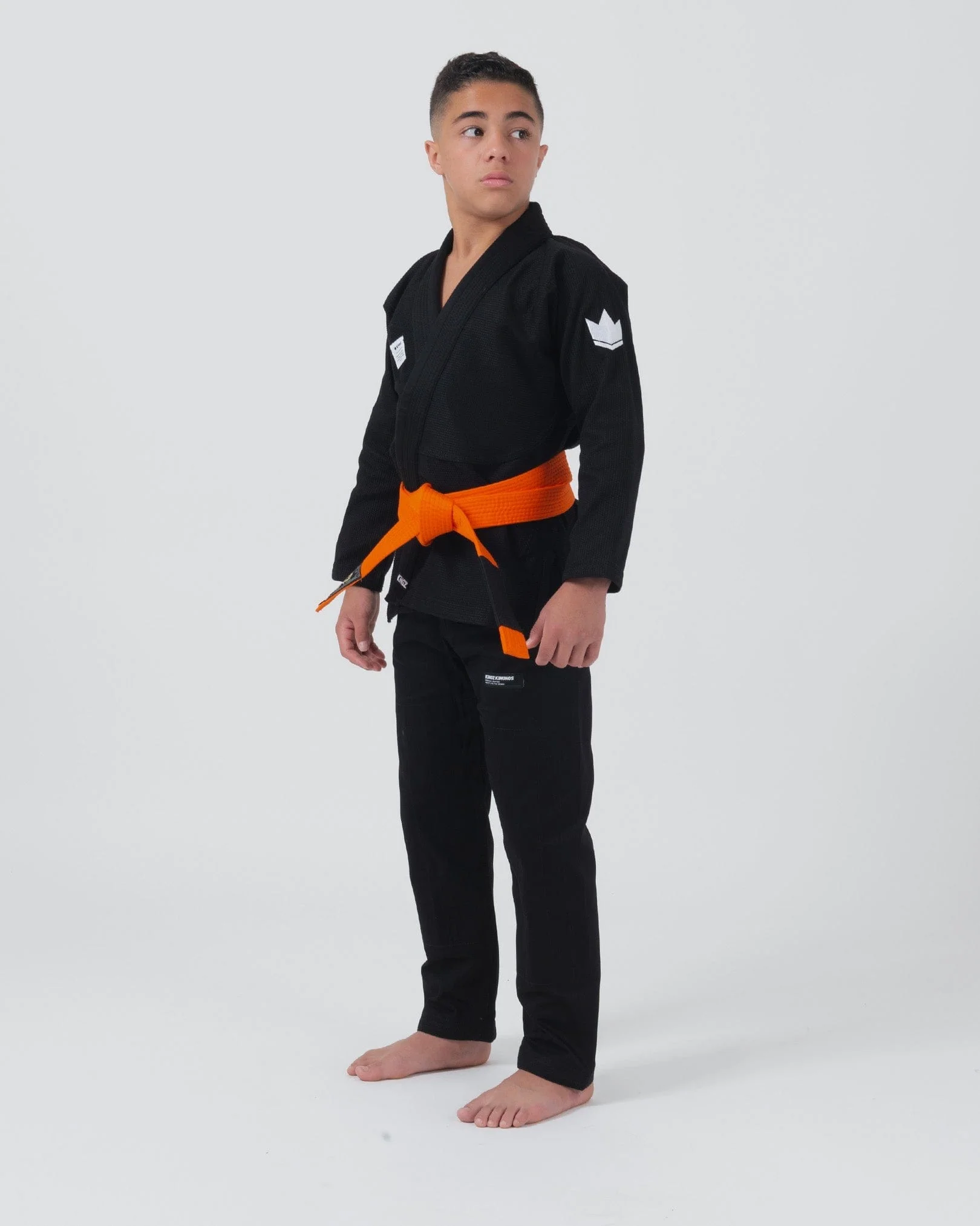 Kingz Kore V2 Youth BJJ Gi - Black - Image 4