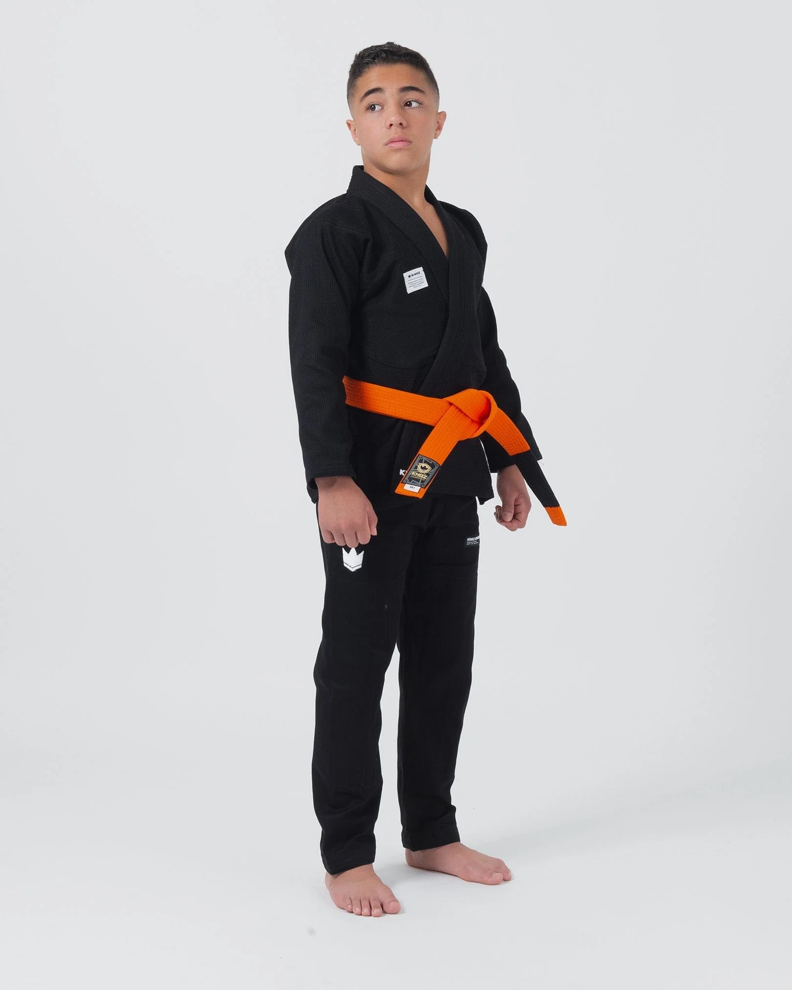 Kingz Kore V2 Youth BJJ Gi - Black - Image 8