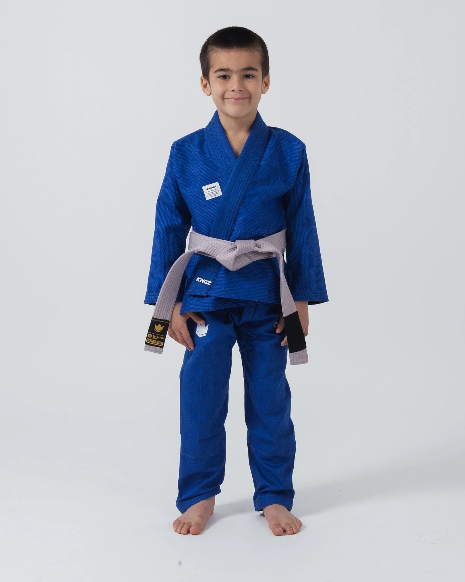 Kingz Kore V2 Youth BJJ Gi - Blue - Image 3