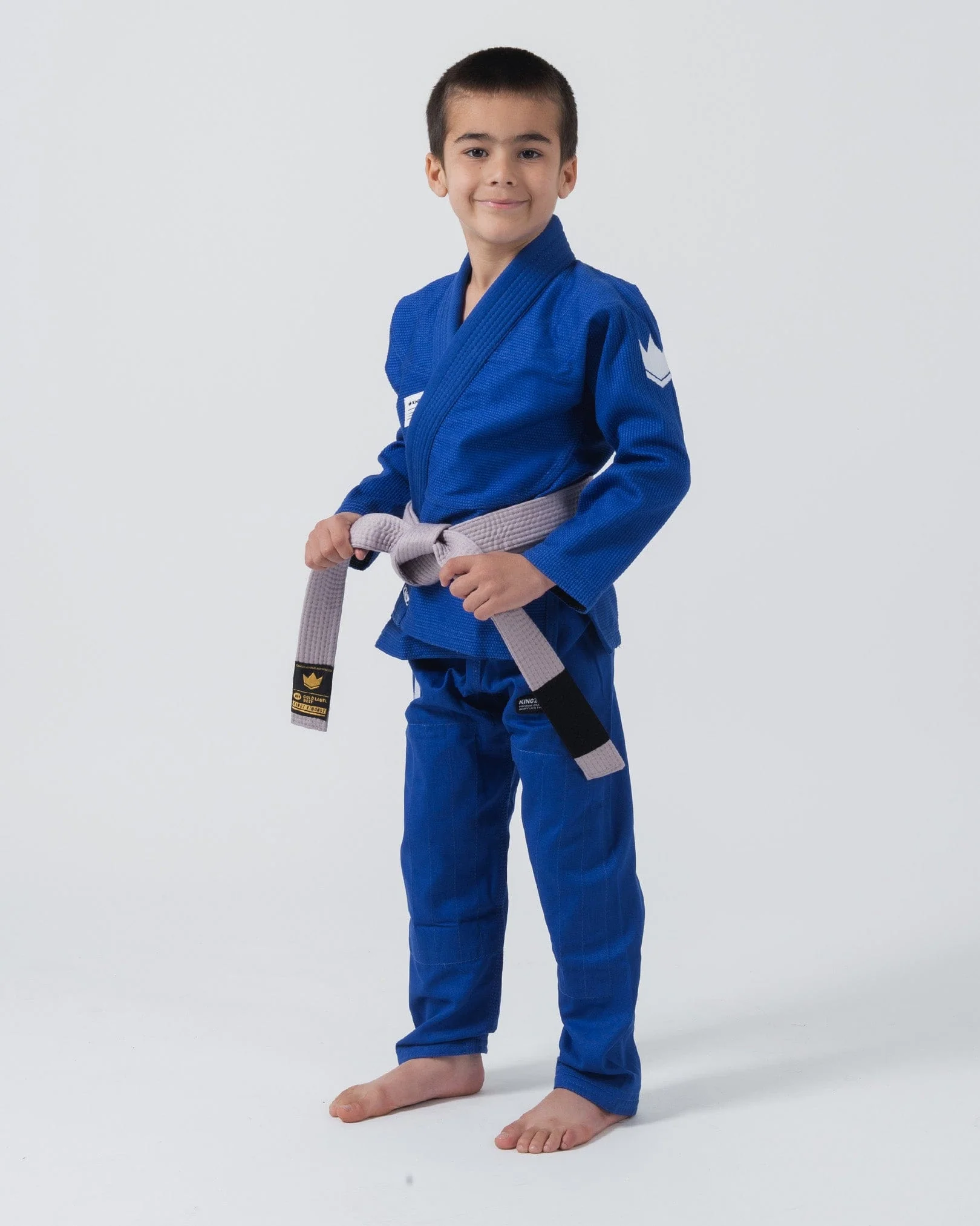 Kingz Kore V2 Youth BJJ Gi - Blue - Image 4