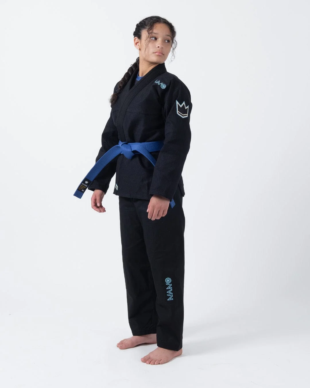 Kingz Nano 3.0 Women's BJJ Gi - Black - Image 4