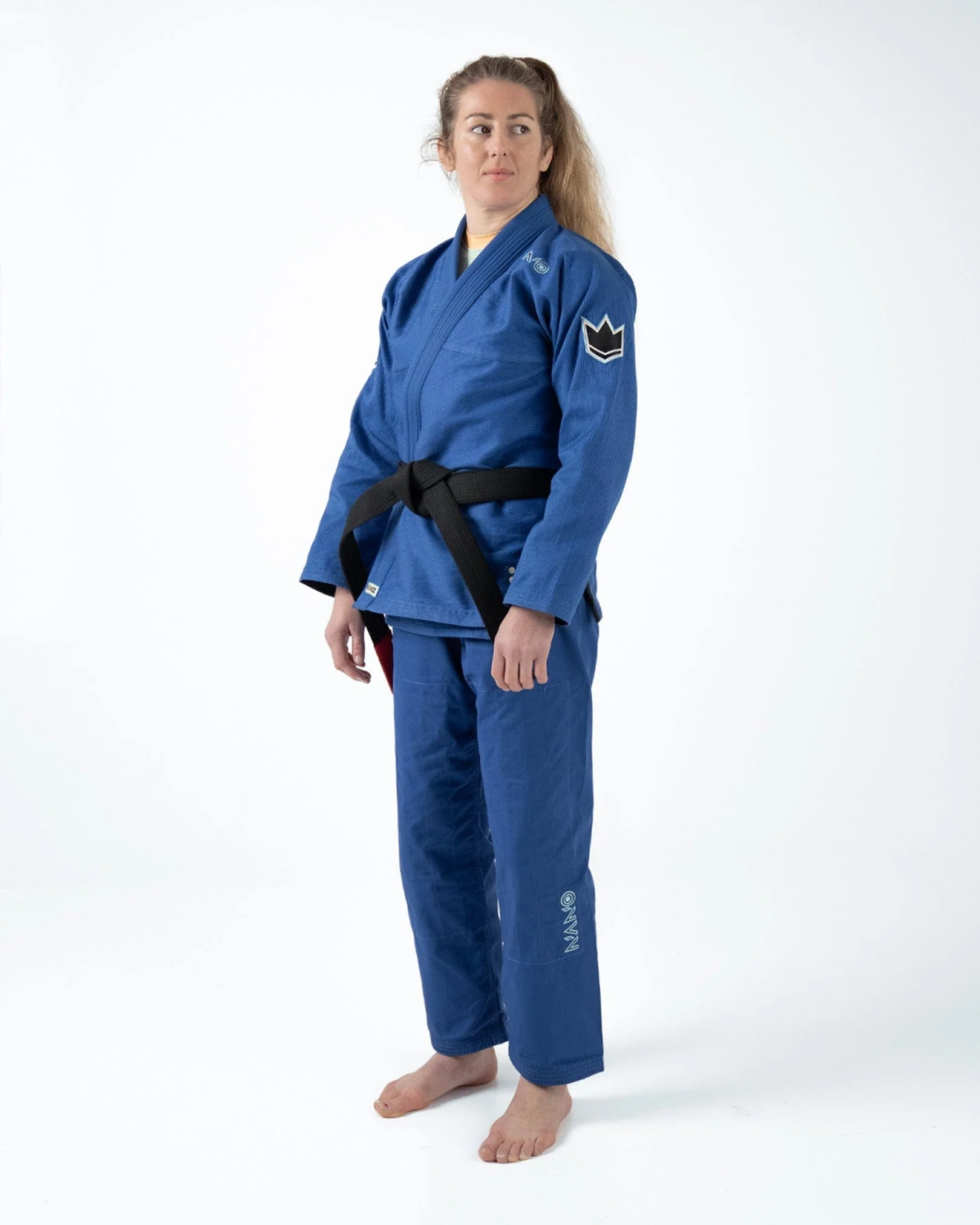 Kingz Nano 3.0 Women's BJJ Gi - Blue - Image 4