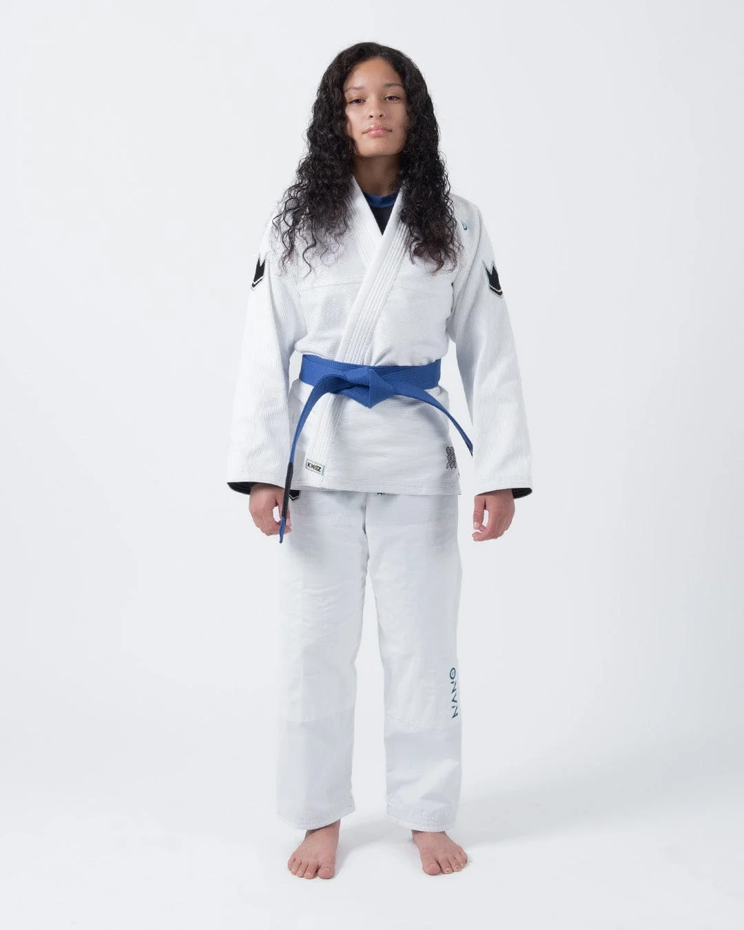 Kingz Nano 3.0 Women's BJJ Gi - White - Image 3