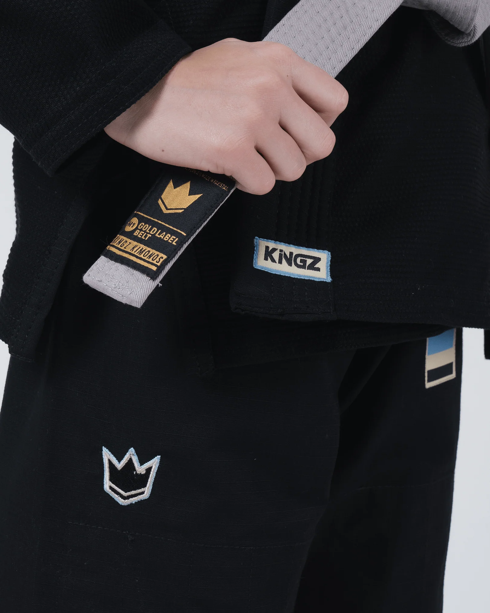 Kingz Nano 3.0 Youth BJJ Gi - Black - Image 9