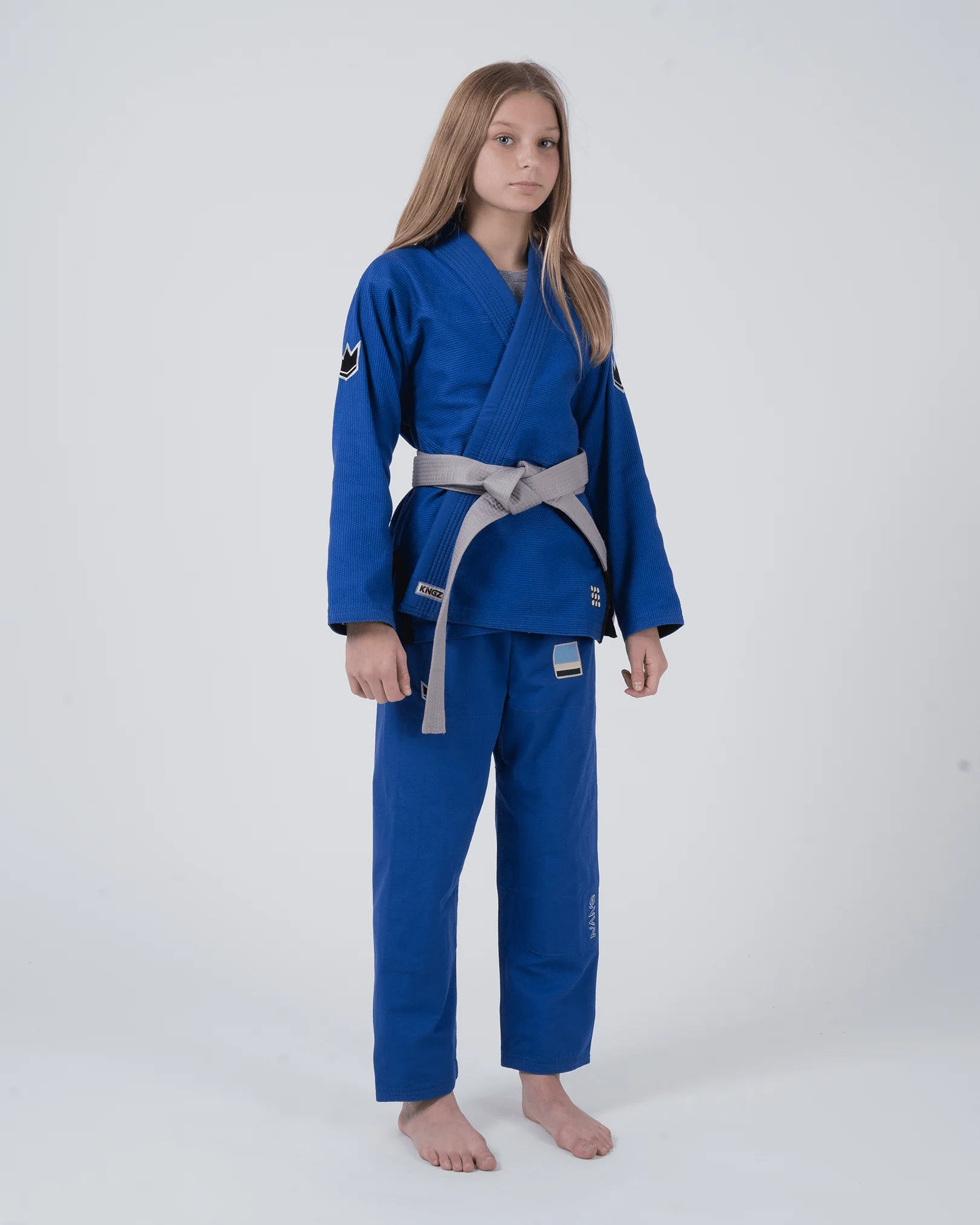 Kingz Nano 3.0 Youth BJJ Gi - Blue - Image 8
