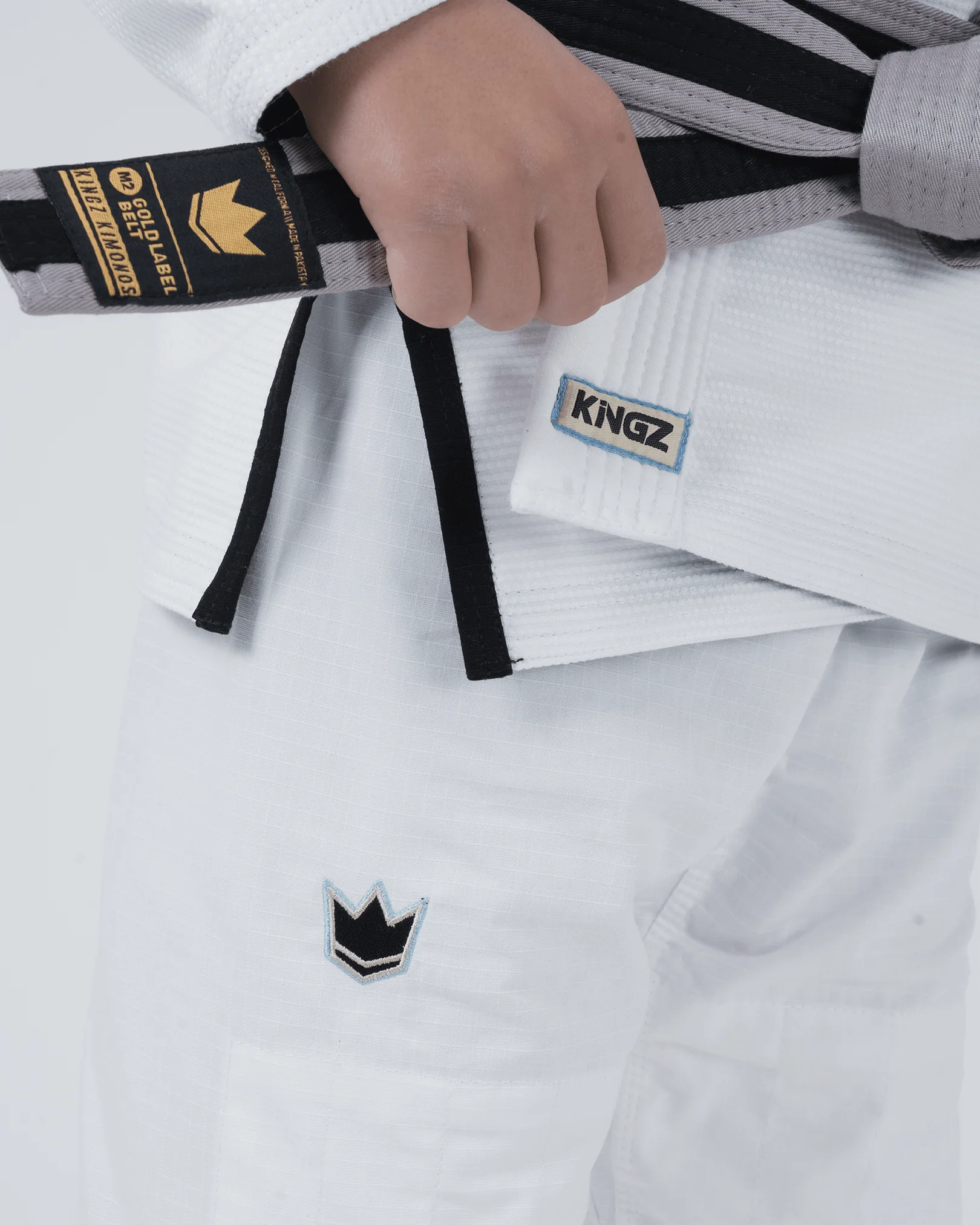 Kingz Nano 3.0 Youth BJJ Gi - White - Image 13