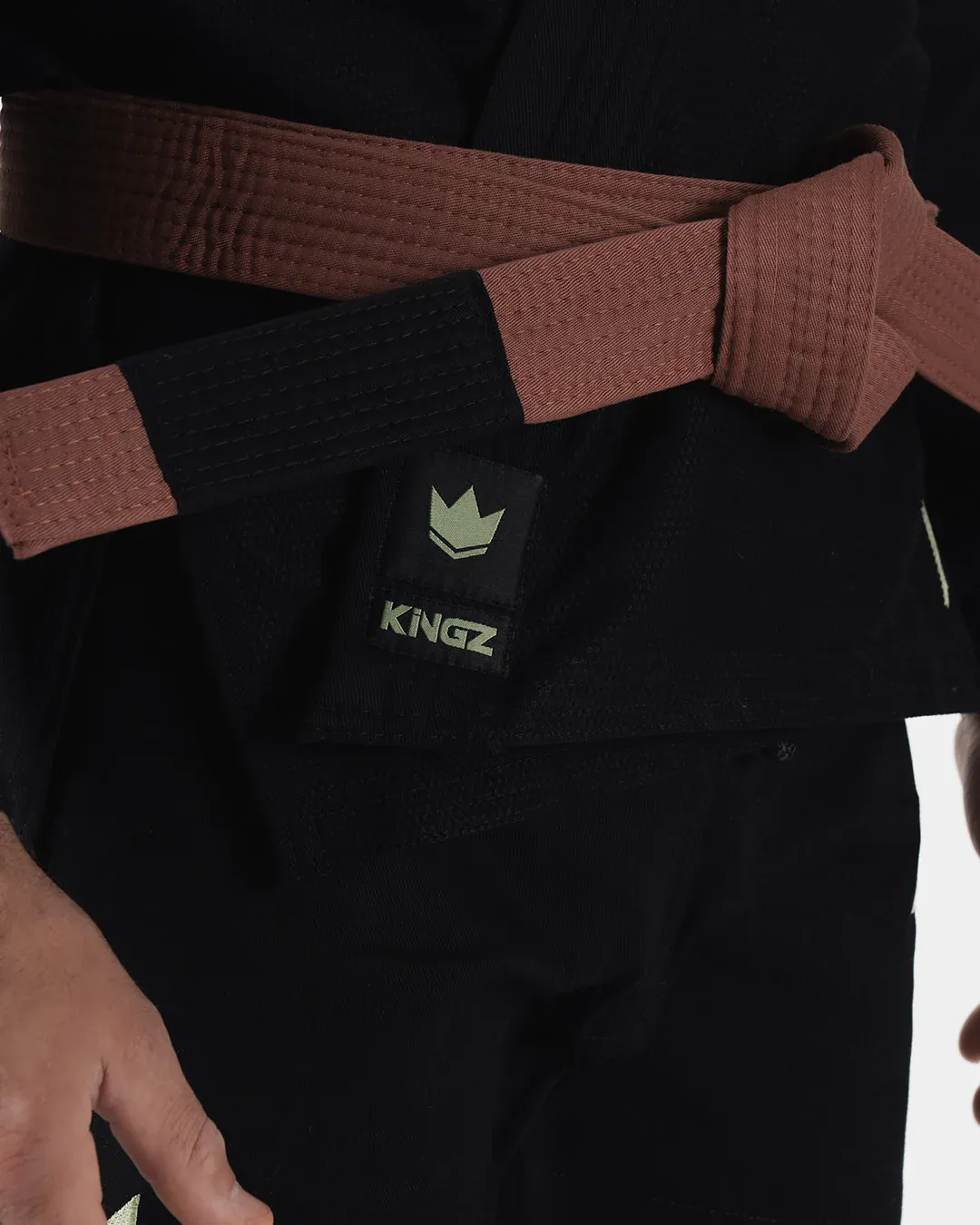 Kingz The ONE V2 Limited Edition Men's BJJ Gi - Black/Green - Image 11