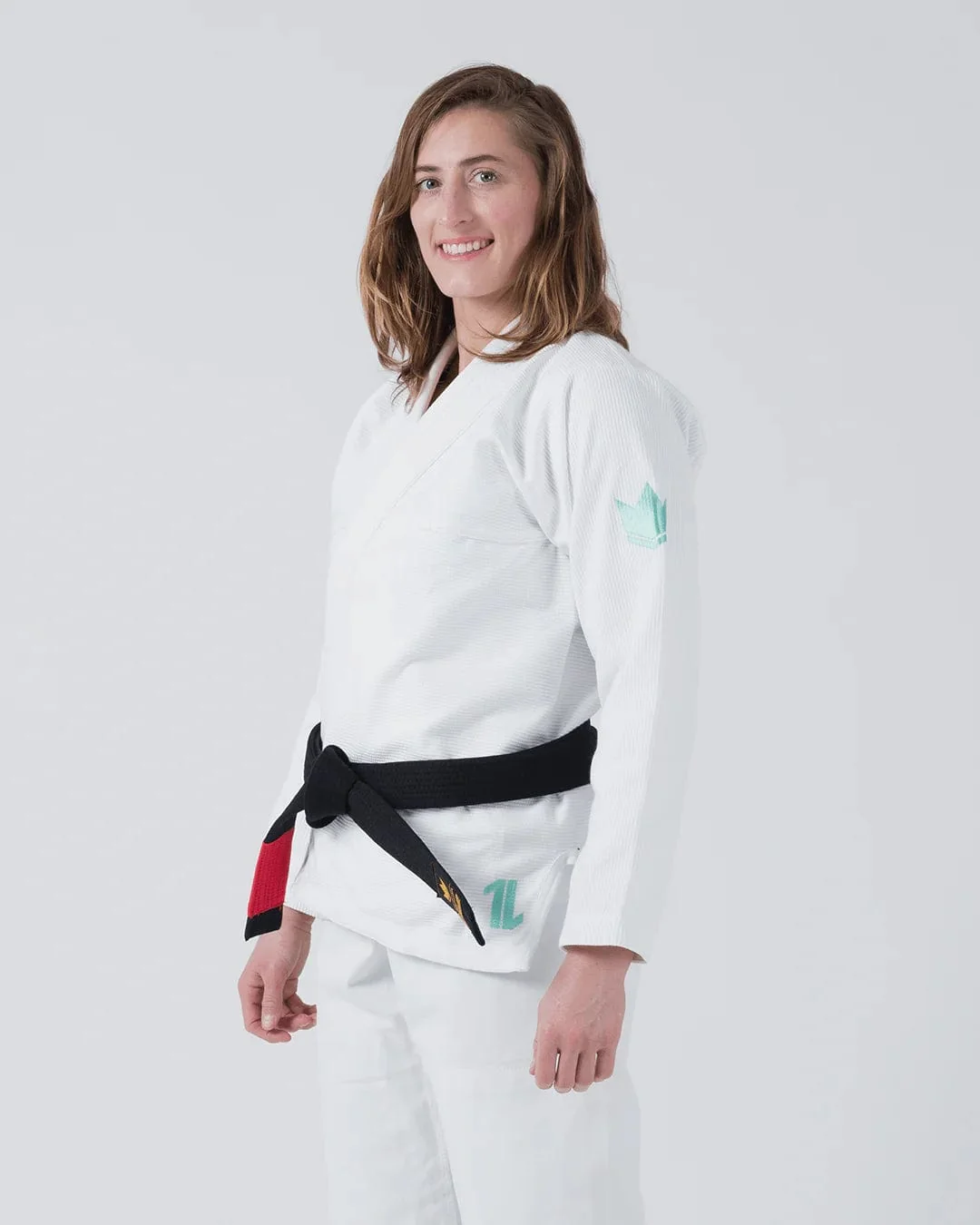 Limited Edition - The ONE Women's Jiu Jitsu Gi - Sage Mint - White - Image 2