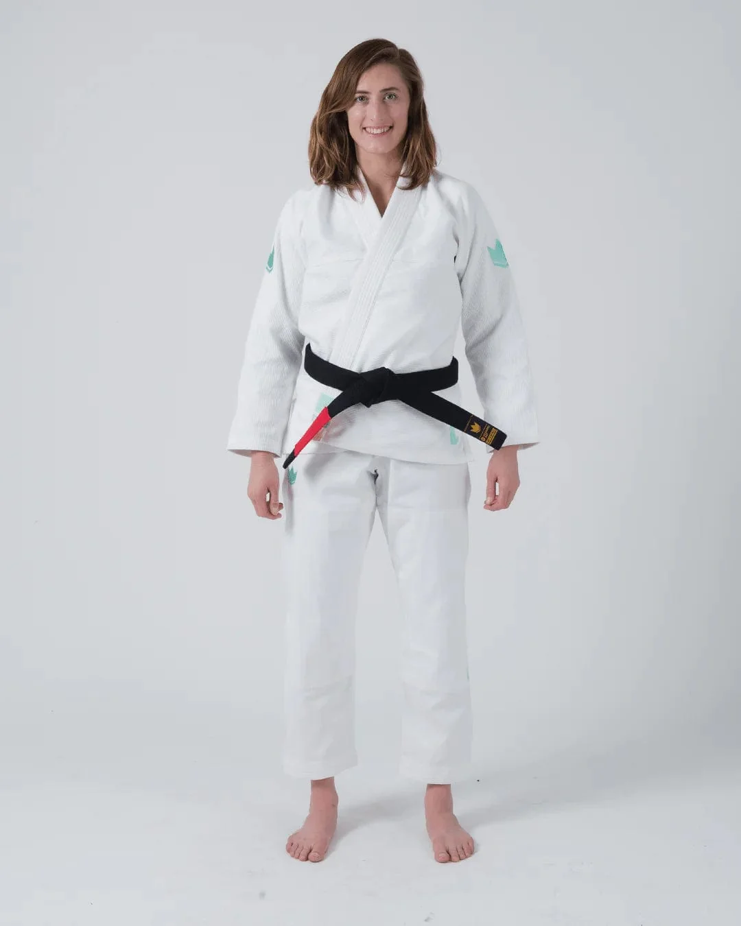 Limited Edition - The ONE Women's Jiu Jitsu Gi - Sage Mint - White - Image 3